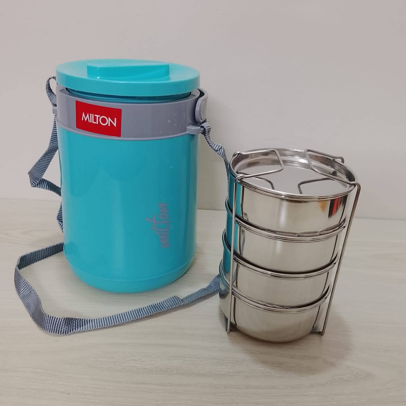 Milton Classic Tiffn 4 Stainless Steel Lunch Box